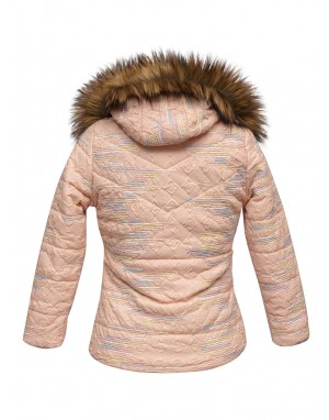 Girls Jacket Quilted Coral Reef